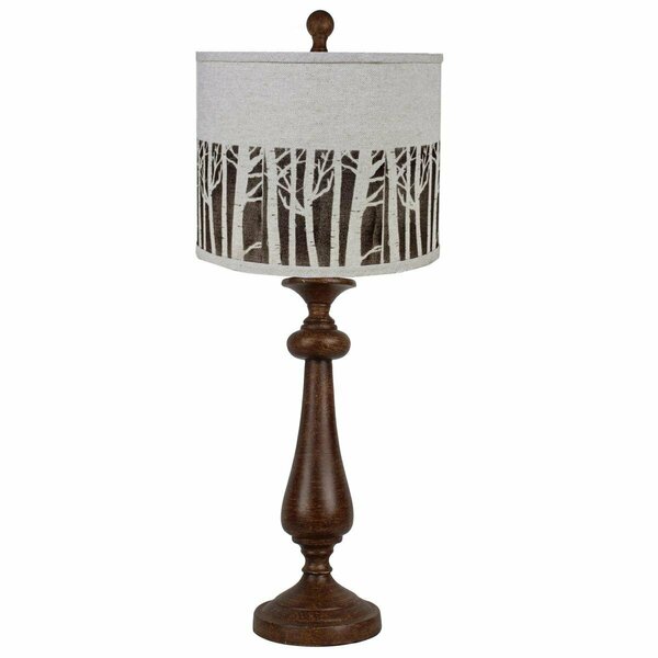 Estallar Brown Candlestick Forest Tree Shade Table Lamp ES3091956